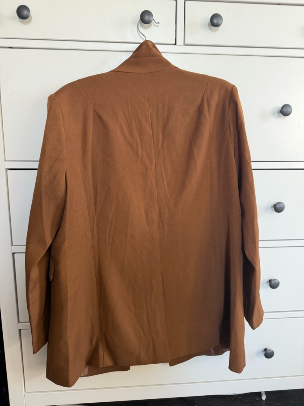 White Birch Black Label Brown Blazer Size L Oversized - Picture 4 of 4